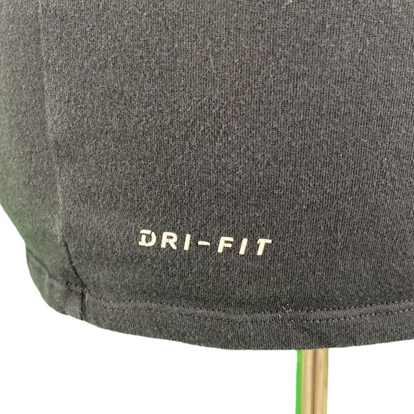 Nike Athletic Cut Black Swoosh Graphic Tee - Picture 4 of 15